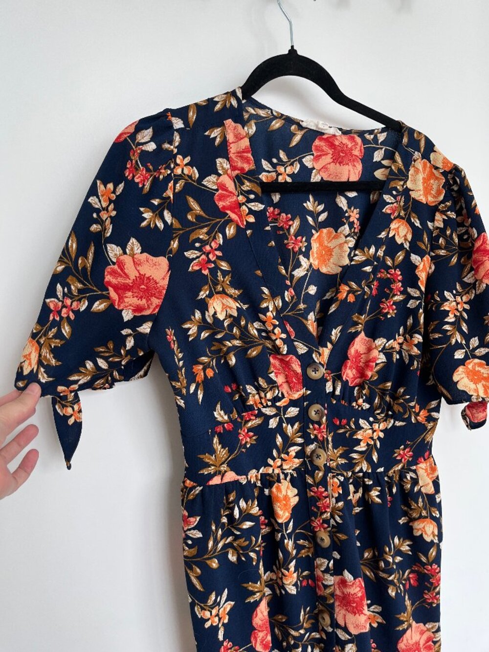 💠Bailey Blue Floral Midi Dress